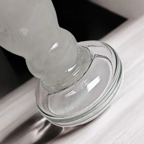 Harrachov Harrtil Lattice Glass Vase Bohemian Czech Art Harrach Vintage 15” - Picture 5 of 6